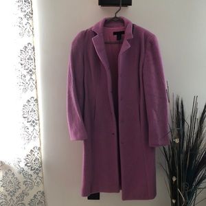 Pink pea coat